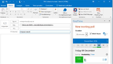 datumprikker via outlook|Professionele datumprikker voor Outlook: Findtime